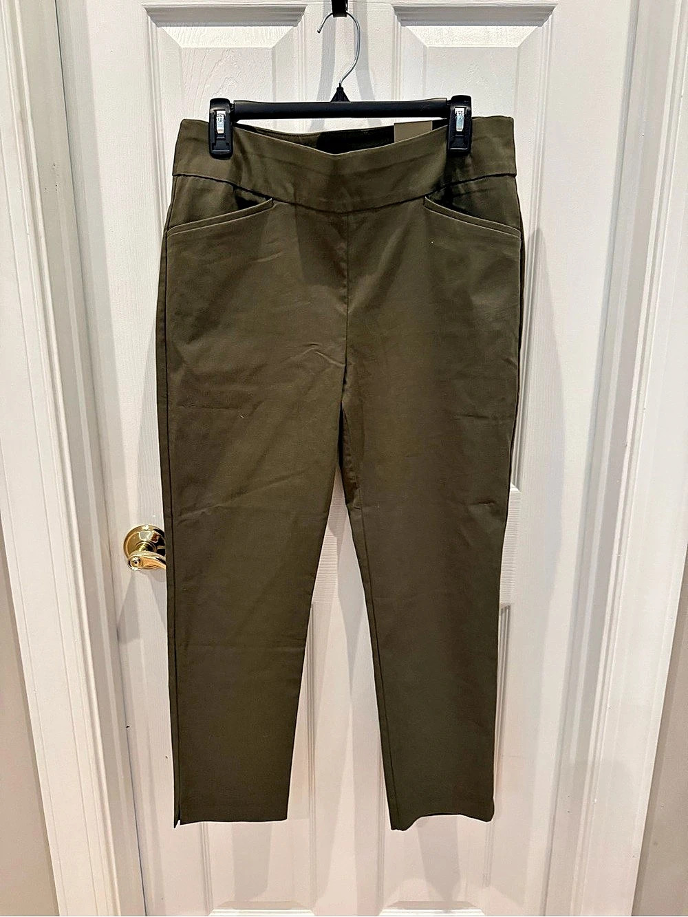 Chico's Perfect Stretch Josie Slim Ankle Slim Ankle Pants in Green Size 1.5 - Ne